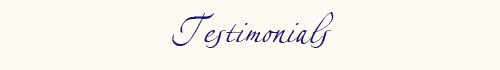 Testimonials